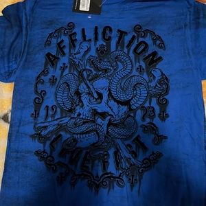 Affliction men t shirt